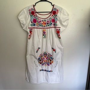 Embroidered Puebla Dress
